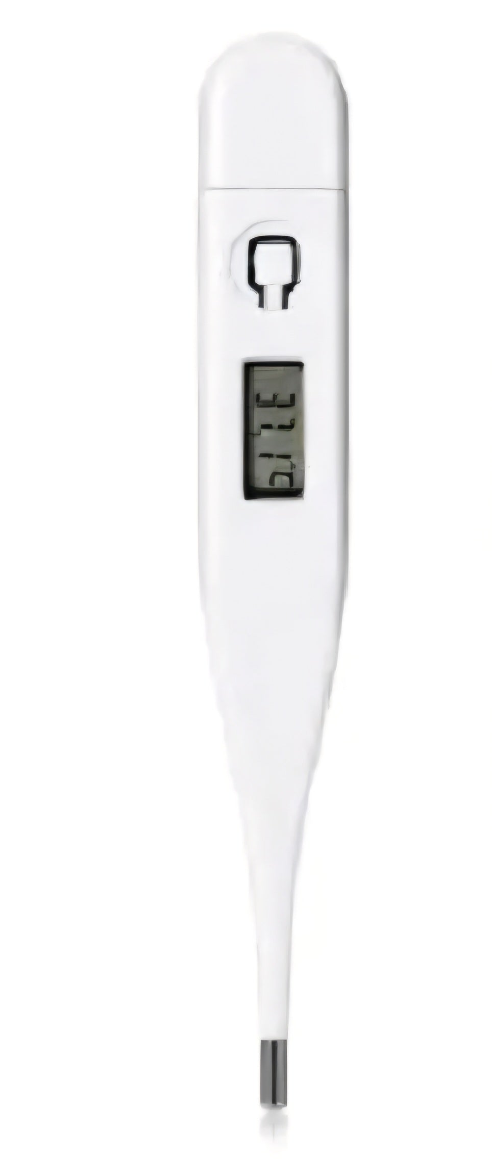 White digital clinical thermometer