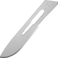 Pointed No. 11 surgical blade with slotted attachment