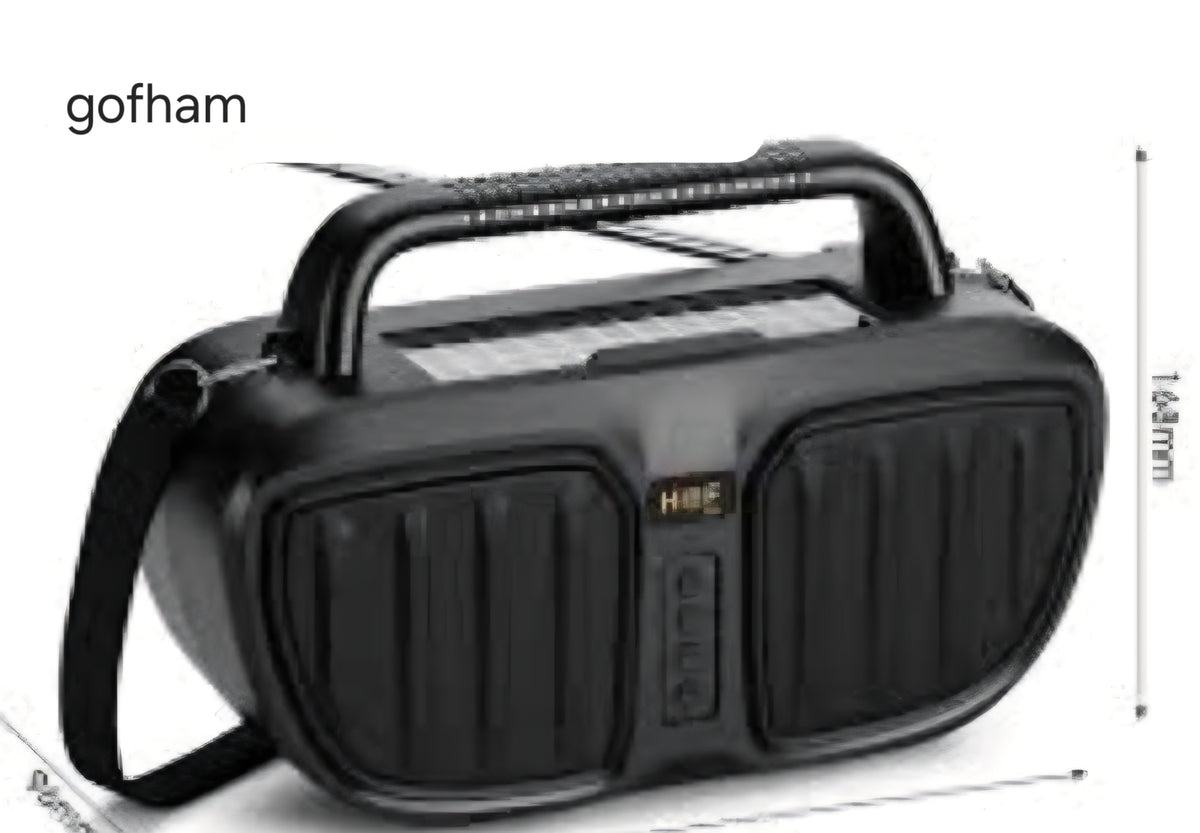 Portable Speaker with Carry Handle – Black