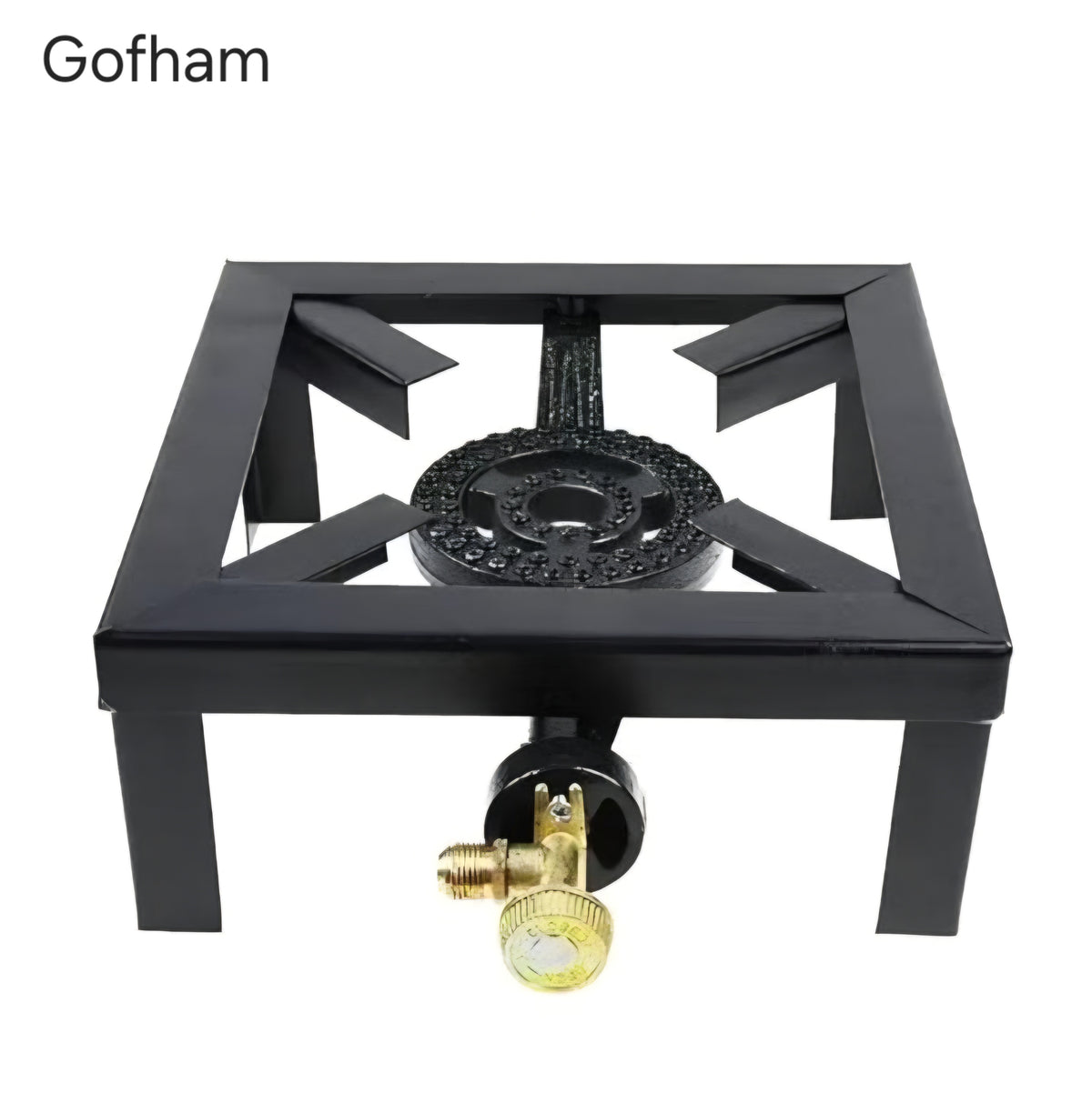 Single-Burner Gas Stove – Black