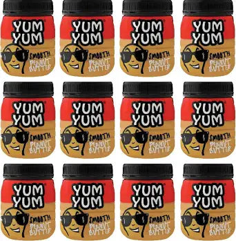 Yum Yum Peanut Butter (No Sugar/Salt) 400g ×24